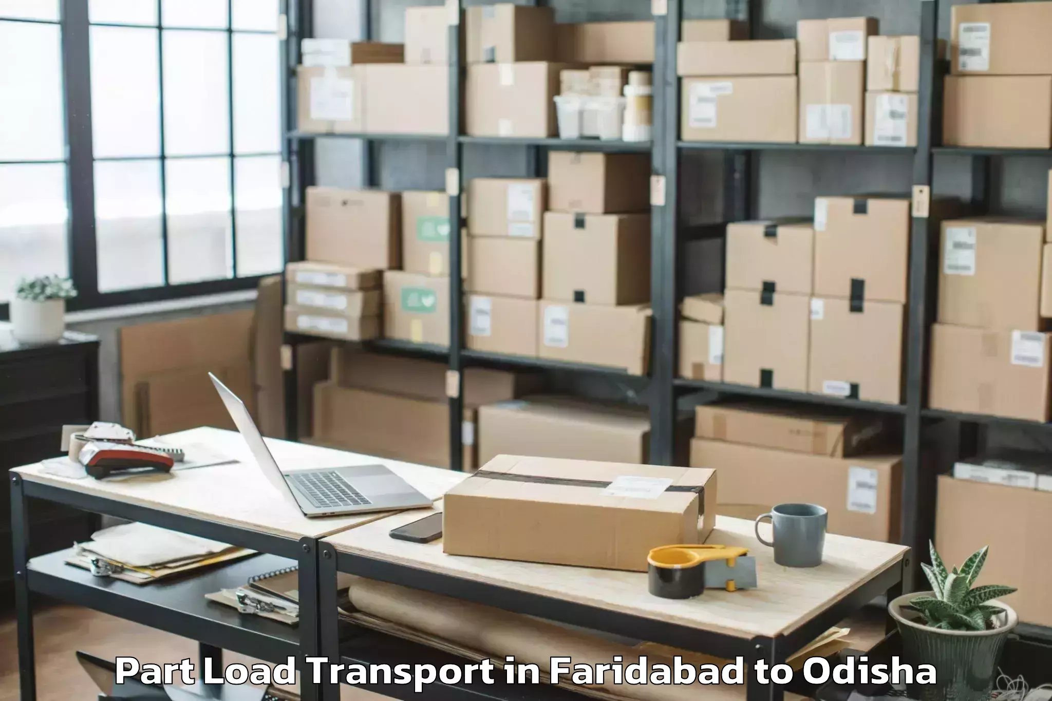 Easy Faridabad to G Udayagiri Part Load Transport Booking